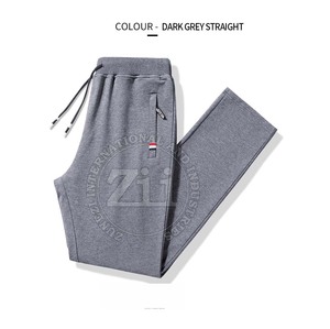 Custom Design Men's Plus Size Sport Sweatpants Lightweight Windproof Cotton Unique Casual Style with Loose Fit and Mid Waist - Product Image 4