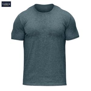 Conception personnalisée OEM T-shirt de fitness pour hommes de haute qualité 100% coton respirant coupe ajustée à manches courtes 220 grammes de tissu solide - Product Image 2