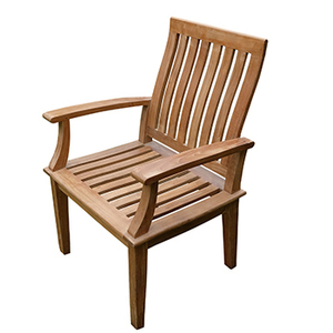 Wholesale Solid <b>Teak</b> Wood Outdoor Garden Armchair Durable Weather Resistant Wooden Patio Dining <b>Chair</b> For Hotel Project - Product Image 3