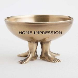 Nuevo patrón, lo último en oro, cuenco de diseño de Chip & Dip de Metal resistente de lujo chapado en oro para servir y decorar en bodas y fiestas - Product Image 6