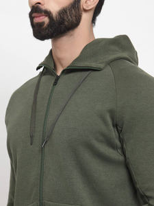 Vêtements de sport à capuche unisexe pour hommes ensemble de survêtements deux pièces à motif uni pour le fitness et l'hiver taille plus - Product Image 6