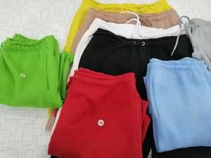 กางเกงขาสั้นออกกำลังกายผ้าฝ้าย100% สำหรับผู้ชายกางเกงขาสั้นสำหรับออกกำลังกายผ้าย้อมสีพื้นย้อมสีเรียบใส่เล่นกีฬาฟิตเนส - Product Image 4