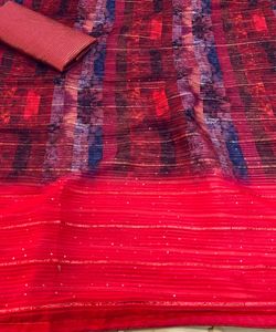 Sarees Party Wear Mariage Soie Banarasi Nouveau Designer Sari avec Blouse non cousue Pièce Indienne Femme Prix le plus bas par Vêtements Apparelgarment - Product Image 5