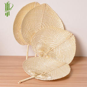 Abanico de bambú trenzado, colorido, hecho a mano, precio de fábrica - Product Image 2