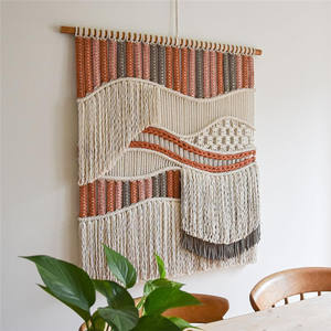 جديد أفضل W1952 مكرامية الجدار شنقا المنسوجة جدار الفن بوهو ديكور الزفاف ديكور خلفية - Product Image 5