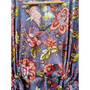 Venta al por mayor Maxi Kaftan vestido túnica estilo indio suelto algodón playa desgaste mano bloque estampado suave cómodo manga vestido de encaje - Product Image 6