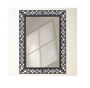 Miroir mural finition dorée miroir de luxe, pour chambre à coucher, salle de bains, 1ère pièce, réflecteur de verre vue à la mode - Product Image 5
