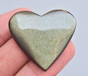 Gema de obsidiana dorada de grado AAA, cabujón, joyería suelta, Colgante de Piedra, taxi - Product Image 1