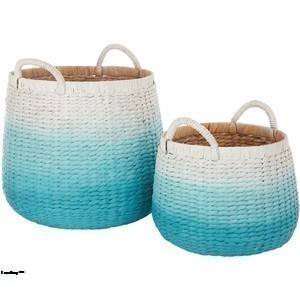 Sturdy High Cylinder Water Hyacinth Storage Boxes Bins Classic Sustainable Straw Storage <b>Basket</b> Woven <b>Lid</b> for <b>Laundry</b> Use Made - Product Image 4