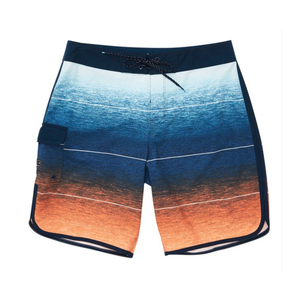 Shorts de baño elásticos en 4 direcciones para hombre con forro de malla de secado rápido, shorts de rendimiento para surf, sublimación personalizada. - Product Image 5