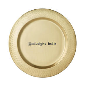 Plaque de chargement en métal au Design Unique, haute qualité, vente en gros, sous-assiette, couleur personnalisée, prix bas, plateau de service de luxe - Product Image 5