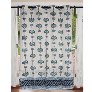 Rideaux originaux en coton certifié, imprimés de fruits, GOTS en 100% biologique - Product Image 3