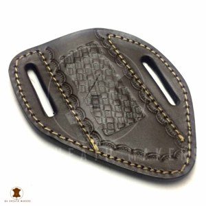 Top Selling Factory Price Rich Grain Pancake Leather Sheath for Fixed/Folding Blade Knives - Product Image 1