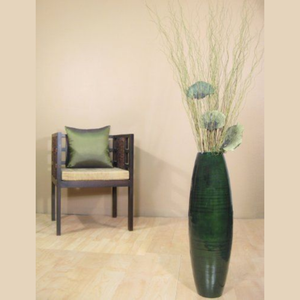 Florero de suelo de bambú hilado con laca minimalista moderno florero hecho en Vietnam para fines decorativos - Product Image 6