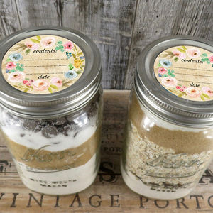 Impression personnalisée en gros auto-adhésif cadeau de vacances rond en papier kraft Mason Canning Jar autocollant étiquette pour confiture et gelée - Product Image 4