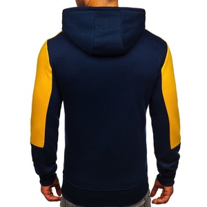 Sudadera con capucha de poliéster y algodón sólido de invierno con diseño de logotipo personalizado de alta calidad para hombres de talla grande - Product Image 5