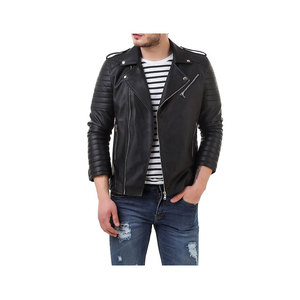 Veste en cuir et toile de haute qualité pour l'hiver, col montant, antibactérienne, service OEM - Product Image 3