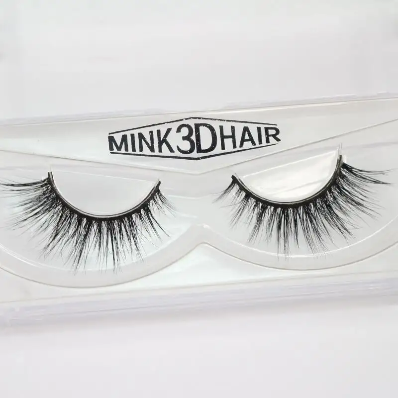 Wholesale New Style Private Label Korean Soft Lashes Super Fluffy 25mm 3D Faux Mink False Eyelash