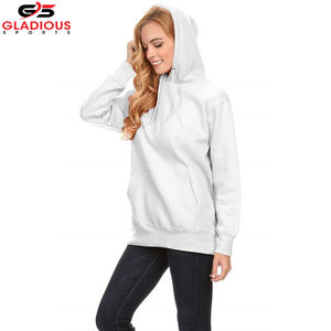 Sudadera con capucha para mujer, de algodón, talla grande - Product Image 4