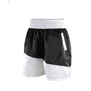 Pantalones Cortos de Boxeo al por Mayor, Color Plateado, Hechos de Poliéster, Ropa de Artes Marciales, Pantalones Cortos de Lucha para Hombre - Product Image 4