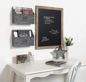 Kitchen Storage Rack in Galvanized Tin With Large Capacity Hanging Pocket Perfect for Organizing Kitchen Essentials Accessories - Product Image 6