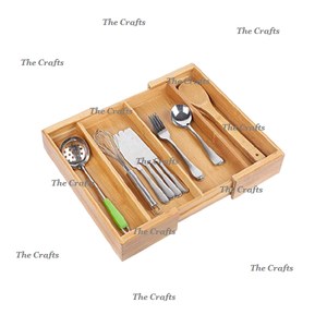 Porte-couverts en bois de forme carrée avec plateau à couverts d'hôtel de restaurant de qualité supérieure à un prix compétitif - Product Image 6