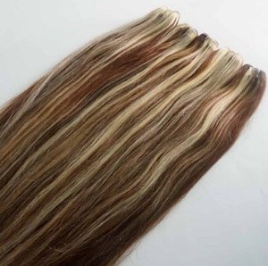 Wholesale double drawn virgin human hair weft piano color hair piece from Vietnam - Product Image 4