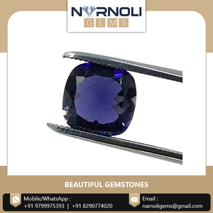 Iolita Violeta Natural de Corte Cojín, Gema Suelta Facetada, Cristal de Cordierita Azul de Alto Brillo para Engaste de Joyería Fina Personalizada, Venta al por Mayor - Product Image 4