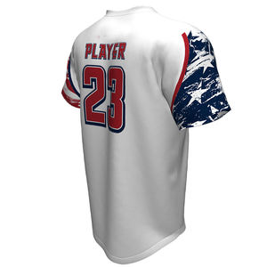 Unisexe 100% Polyester Chemise de baseball imprimée personnalisée Maillot de baseball Maillot de baseball pour hommes Dye Sublimation Maillot de baseball bon marché - Product Image 4