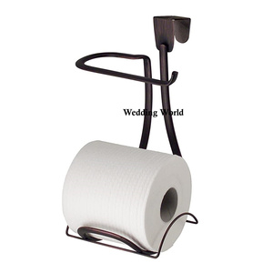 Porte-mouchoirs en métal noir avec revêtement en poudre, qualité supérieure, fait à la main, porte-serviettes de table, style classique, élégant et chic - Product Image 6