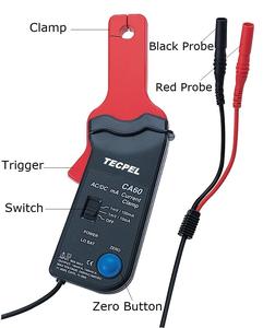 TECPEL CA-60-transmisor de abrazadera de corriente AC/DC - Product Image 2