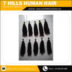 Más vendidos 100% Virgen India Remy Hair Mejor calidad Máquina Doble trama Extensiones de cabello humano a granel 100 gramos - Product Image 5