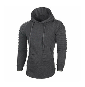 Qualité supérieure sur mesure sweats à capuche pour hommes vente chaude bas quantité minimale de commande respirant hommes sweats à capuche coupe régulière séchage rapide - Product Image 2
