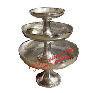 แจกันทรงชามตั้งบนฐานโลหะสีทองสำหรับตกแต่งงานปาร์ตี้ คุณภาพสูง เป็นมิตรกับสิ่งแวดล้อม ดีไซน์ทันสมัย - Product Image 5