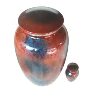 Urna de metal para cenizas de adultos, recuerdo de funeral de metal sólido a precio bajo, urna de cremación de aluminio - Product Image 1