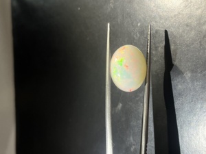 โอปอลเอธิโอเปียแบบไม่ผ่านการบำบัดธรรมชาติคุณภาพสูงทรงวงรี9.70 Cts พลอยหลวมผลิตเครื่องประดับอัญมณี Cabochon Cut - Product Image 6