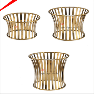 Exhibidores de 3 Niveles Personalizados con Cristal en la Parte Superior, Color Negro y Dorado, para Postres, Comida de Buffet - Product Image 4