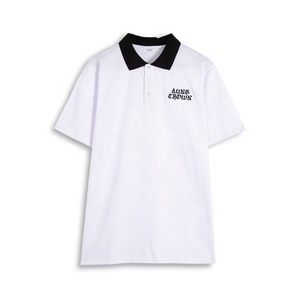 Vente en gros OEM logo personnalisé polo de golf vierge noir et blanc personnalisé homme polo shirt été tenue décontracté vêtements de mode - Product Image 4