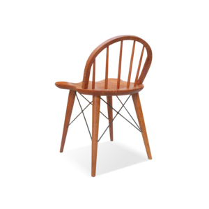 Longan-Silla de comedor de madera sólida, asiento de escritorio lateral para oficina, diseño simple clásico natural, OEM, personalizada, para hotel y casa, venta al por mayor - Product Image 3