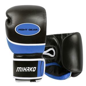 Gants de kickboxing en cuir de vachette 16oz avec logo personnalisé sac de boxe lourd 12oz imprimé pour le combat sportif et les arts martiaux - Product Image 4