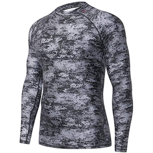 Chemise de compression unisexe 3D Rash Guard vêtements de fitness à séchage rapide avec impression sublimée en polyester spandex MMA Sport - Product Image 4