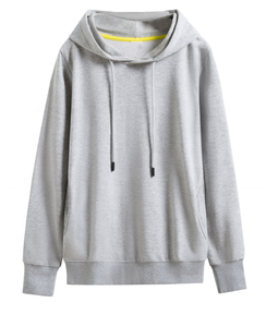 เสื้อฮู้ดกีฬาแบบสวมหัวสำหรับผู้ชายเสื้อมีฮู้ดสีพื้นแบบลำลองสำหรับกีฬาฤดูหนาวงานปักลายโลโก้ - Product Image 6