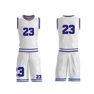 Uniforme de basket-ball d'université sur mesure, dernière sublimation, prix d'usine - Product Image 2