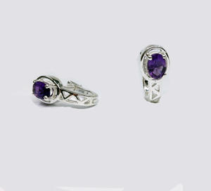 Sterling <b>Silver</b> 925 Custom made Supplier Wholesaler Handmade Unisex Woman Low MOQ Cheap Unique Elegant Natural Gemstone <b>Earring</b> - Product Image 5