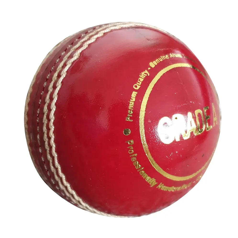 Cricket Club Beste Dag Internationale Rode Lederen Hand Stitch Gemaakt Cricket Bal/156 Gram Lederen Bal Voor Cricket
