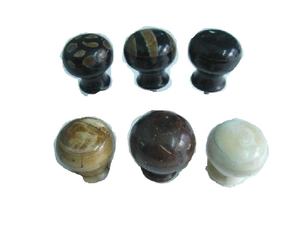 Perilla de incrustación de hueso con acabado antiguo, acabado blanco, Etc. - Product Image 2