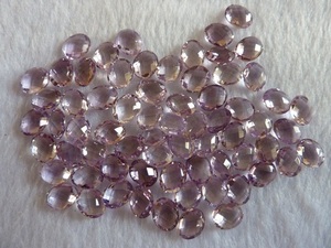 
 
 
 Pierre précieuse en améthyste naturelle rose, pierre brute, taille polie, cristal clair, pour la fabrication de bijoux, taille et poids personnalisables, usine Di - Product Image 6