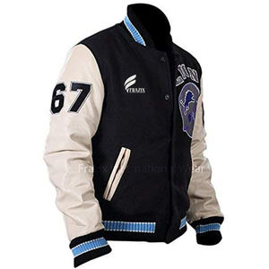 Vente en gros sur mesure vestes brodées en chenille letterman pour hommes 2024 - Product Image 4