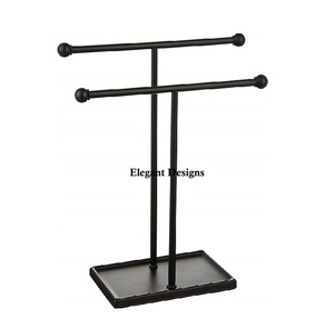 Meilleure qualité porte-bijoux en métal décoratif à la main support traditionnel concepteur en gros de luxe présentoir à bijoux - Product Image 4