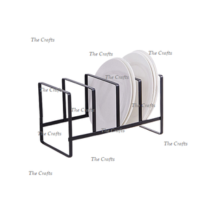 Support de plaques en fer forgé ensemble de deux supports de plaques de rangement de cuisine de taille et de forme personnalisées de qualité supérieure - Product Image 4